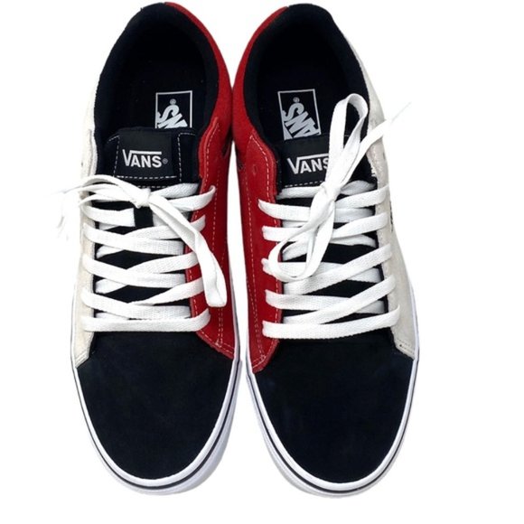 VANS Seldan Men's Shoe Sneakers Rally Suede Red Black Low Top Casual VN0A5HTZBA2 - Picture 10 of 12